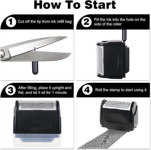 Privacy Protection  Roller Stamp