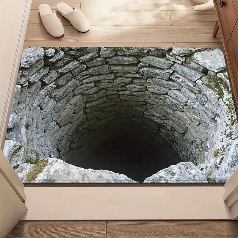 buy  1  get  2 free ✨Endless Abyss Illusion Doormat – Mind-Bending 3D Visual Effect