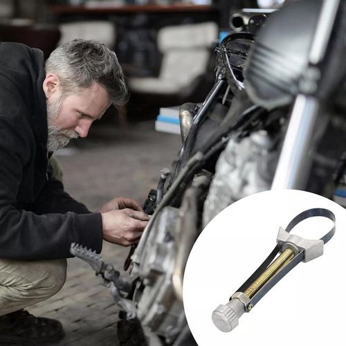 Auto Car Diameter Adjustable Oil Filter Removal Strap Wrench Tool