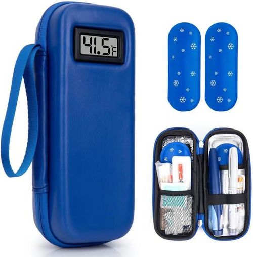 Cooler Travel Case with Temperature Display