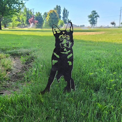 Dog Metal Silhouette