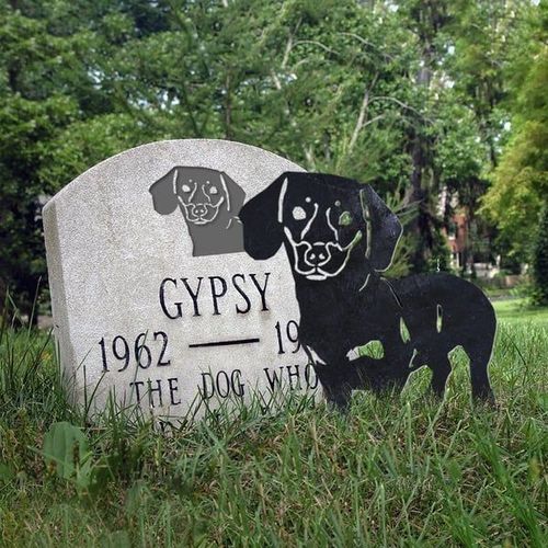 Dog Metal Silhouette