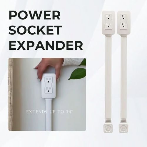 Retractable and rotatable Electrical Outlet Extender Power Socket Expander