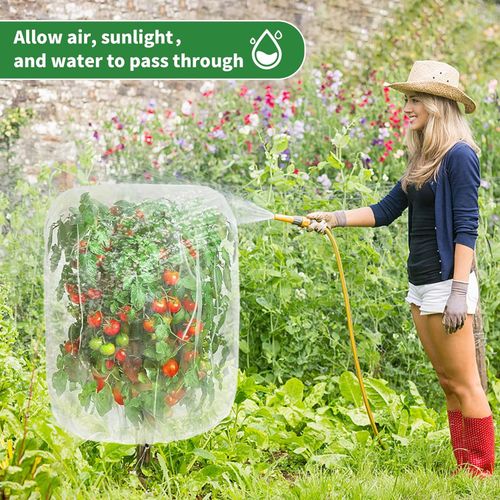 Garden Mesh Netting with Drawstring - Bird & Insect Barrier