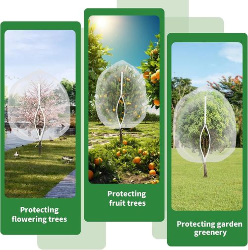Garden Mesh Netting with Drawstring - Bird & Insect Barrier