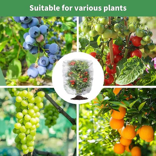 Garden Mesh Netting with Drawstring - Bird & Insect Barrier