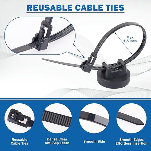 Magnetic Cable Zip Tie Mount Kit