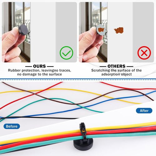 Magnetic Cable Zip Tie Mount Kit