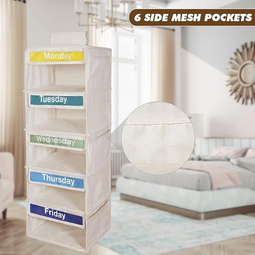 Monday–Friday Hanging Clothes Organizer (Kids’ Weekly Outfit Planner) 👕📅✨