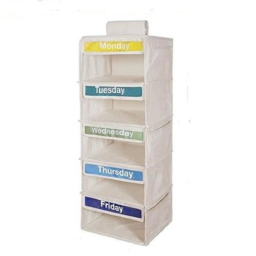 Monday–Friday Hanging Clothes Organizer (Kids’ Weekly Outfit Planner) 👕📅✨