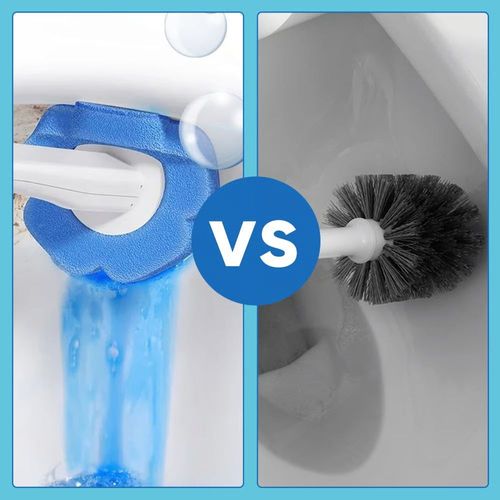 Disposable toilet cleaning tool