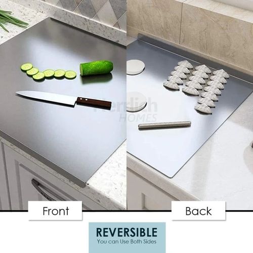 Stainless steel cutting board