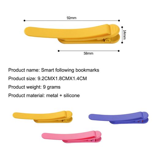 Silicone Bookmarks