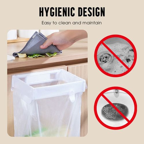 folding bin for garbage bags