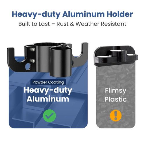 Aluminum RV Towing Chain Organizer & 7-Way Plug Holder