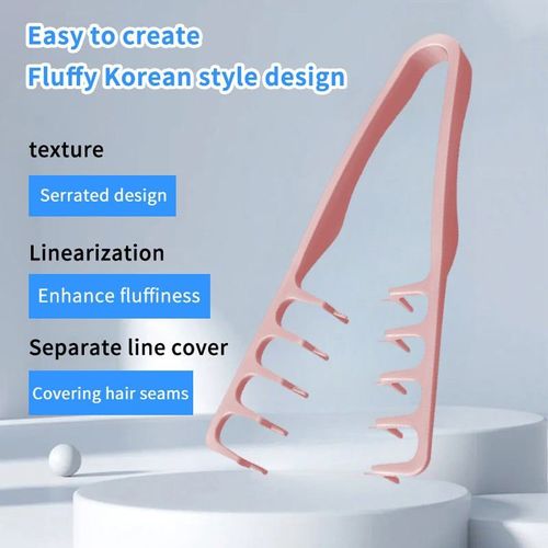 Textured styling comb