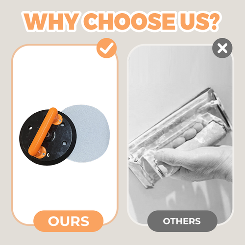 Grip Dust - Free Sanding Disc with 10 pcs 240Grit Sandpaper