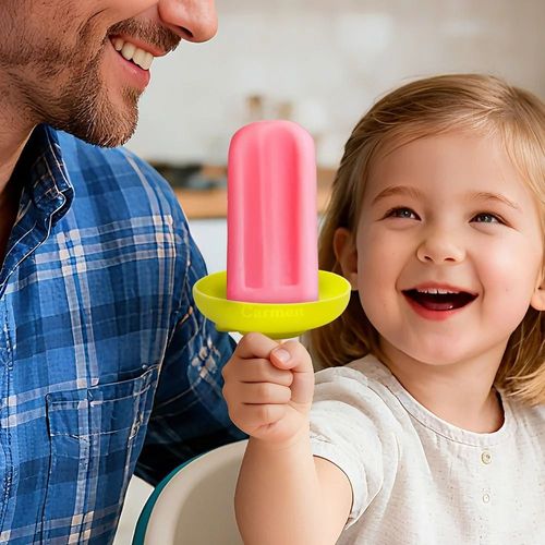 Personalized Food-Grade Silicone Popsicle Holder  Summer Days Ice Cream Party Birthday Gift for Kids
