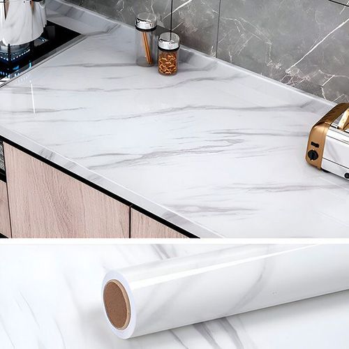 adhesive film with marble pattern
