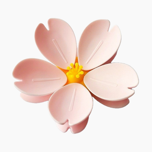 Flower refrigerator magnet clip