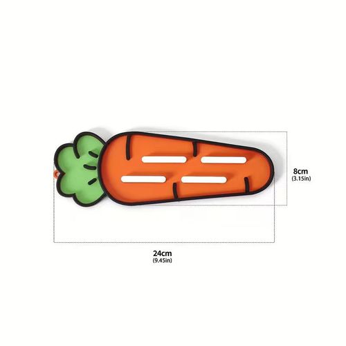 Cute Carrot Pot Lid & Sponge Holder Mat