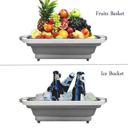 Multifunctional Silicon Kitchen Foldable Chopping Board