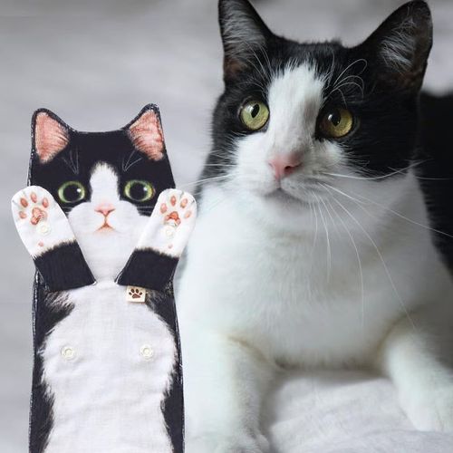 Cute Cat Hand Towel