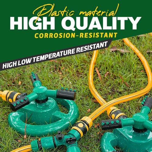 360-degree rotating garden sprinkler