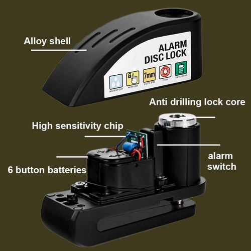 Motorcycle Anti-theft Alarm Disc Lock