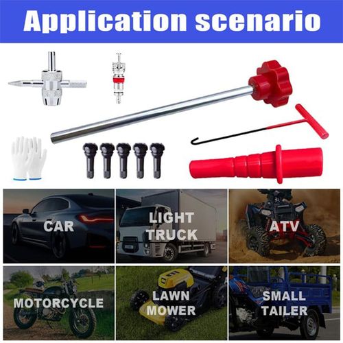 Quick Change Car Tire Valve Tool Kit