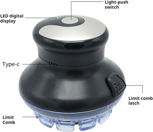 🔥2026 New Arrival🔥✨Cordless Circular Hair Clipper with LED Display