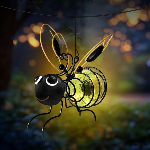 Outdoor Hanging Solar Bee Light