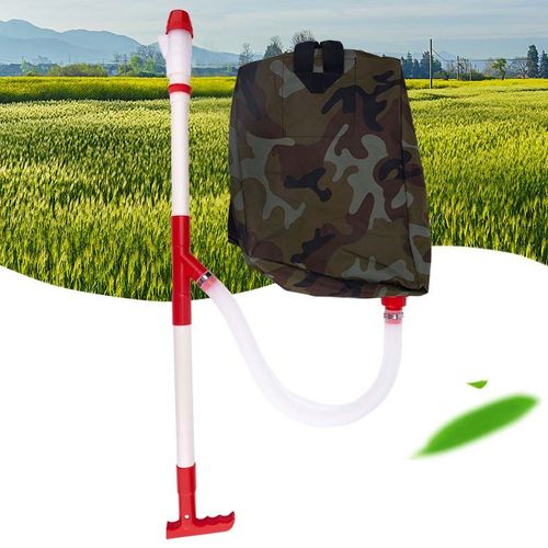 Multifunctional backpack for spreading fertilizer
