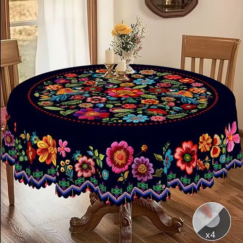 Mexican Floral Tablecloth
