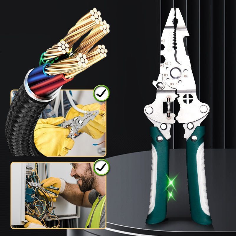 49% OFF🔨Multi-functional Foldable Non-slip Wire Stripping Pliers