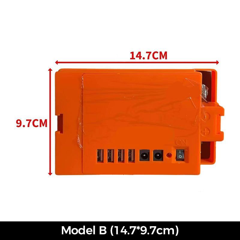 Caution: No battery included⚡️Lead Acid Battery to USB Power Bank Converter