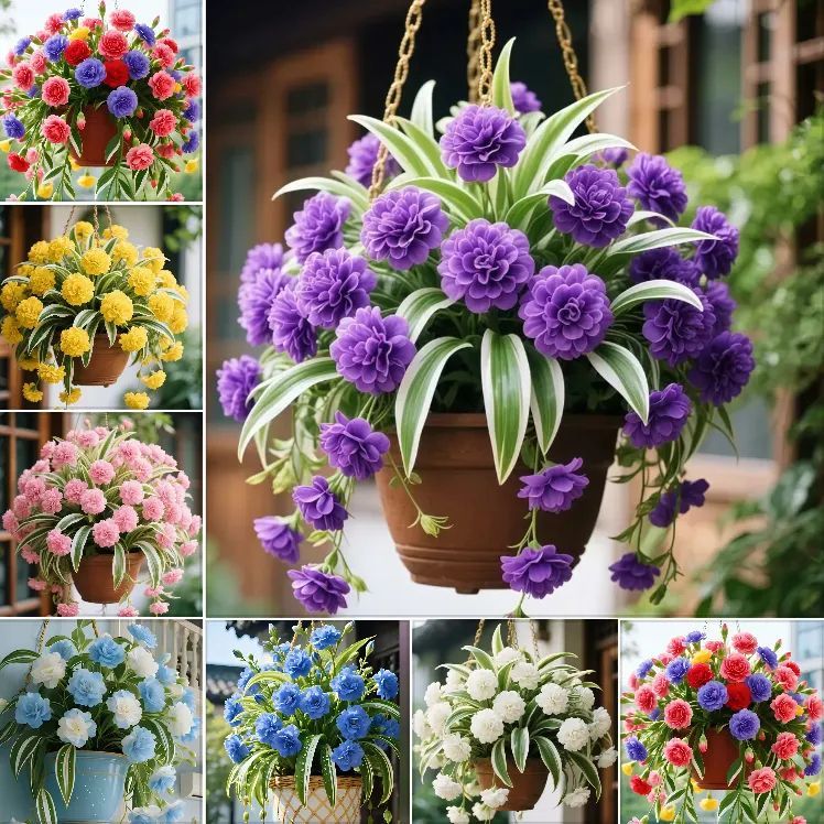 🌼 Mixed!!! Fragrant Golden Baby Giant Spider Plant Bulbs Seeds-200 Seeds