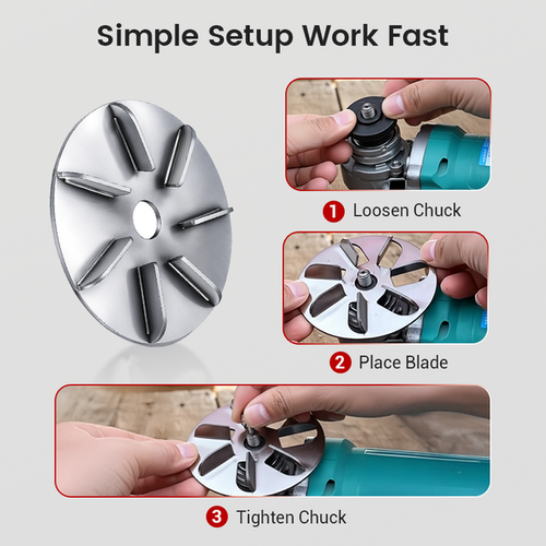 Pig Hair Remover Scraper Disc