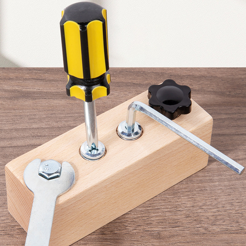 📢📢50% OFF !! ⏰Montessori Wooden Screw Driver Board Toy