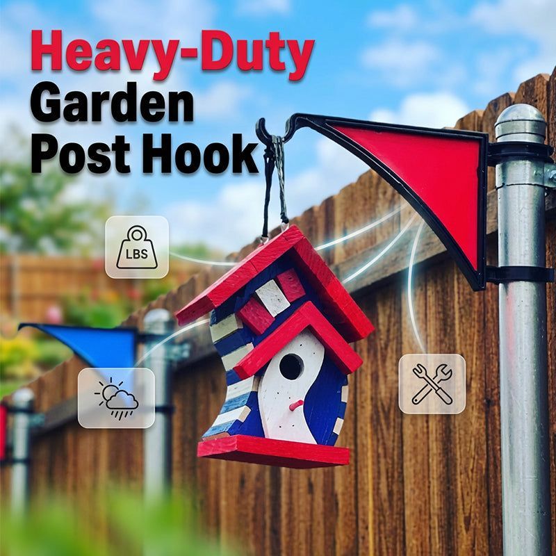 ⏰Last Day Sale 50% OFF🔥Multi-Use Patio & Garden Fence Post Hanger Hook