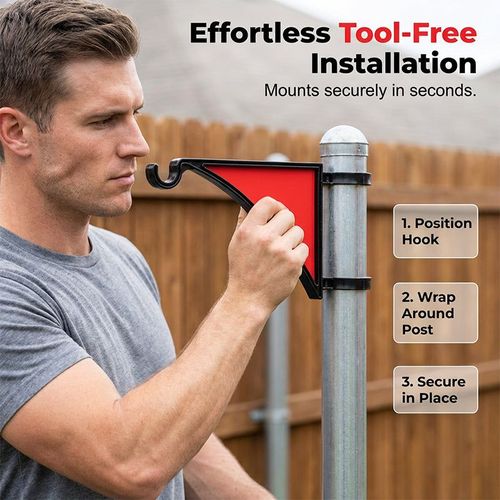 Patio & Garden Fence Post Hanger Hook