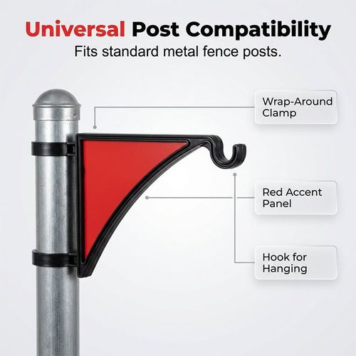 Patio & Garden Fence Post Hanger Hook