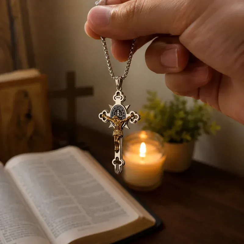Exorcism Cross Necklace