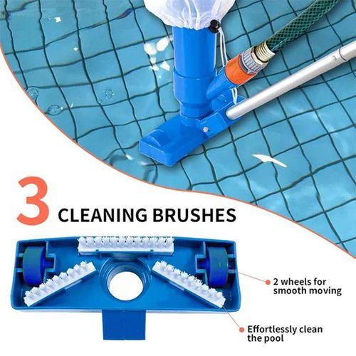 Pool cleaning vacuum set
