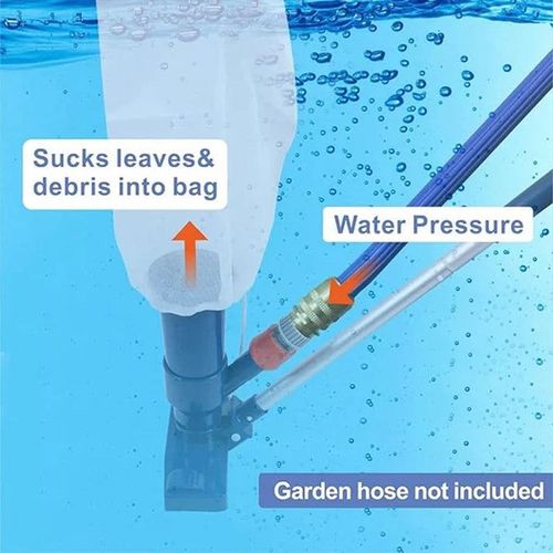 Pool cleaning vacuum set