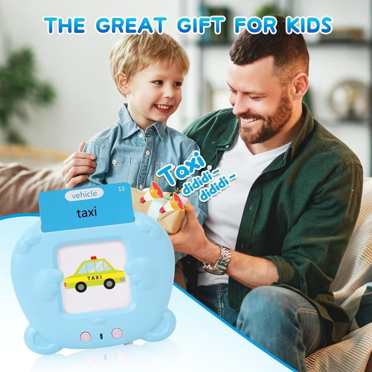 🔥🎁Talking English Learning Cards(Early Childhood Education)
