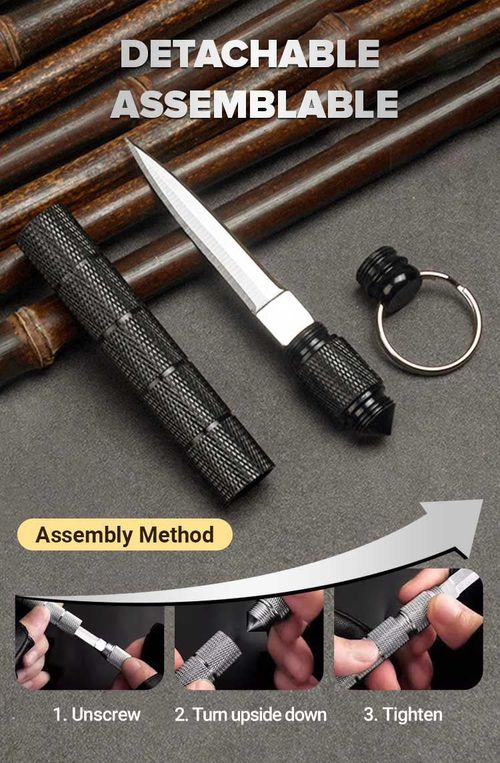 Detachable Portable Pocket Knife with Keychain