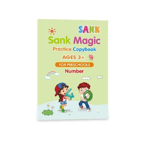 Magic Practice Copybook(reusable, including mathematics, numbers, letters, and drawing)