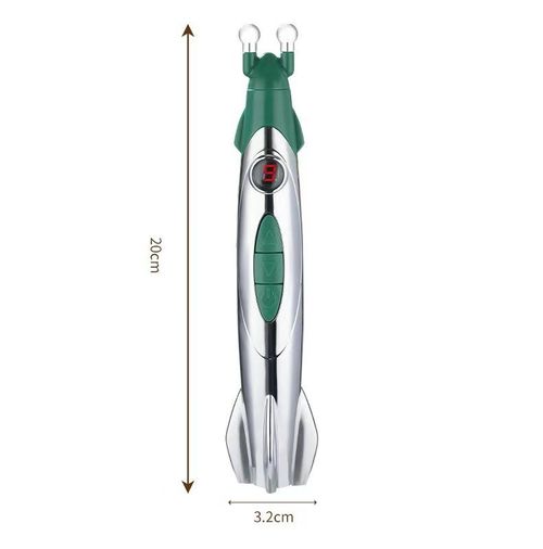 2-in-1 Electronic Acupuncture Pen Pulse Muscle Relax Massage Pen