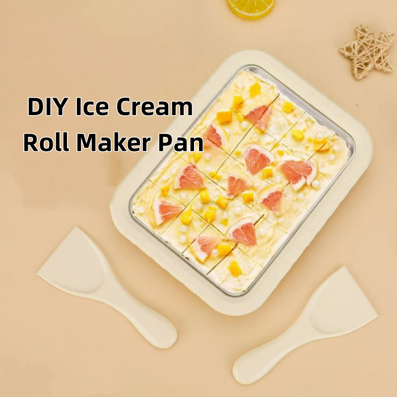 🍨Do-It-Yourself Cold Plate Ice Cream Roll Maker🍧